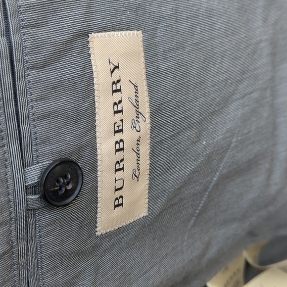 Men's Burberry Crepe Gray Casual Travel Blazer - Size 40R 50 EU NWT - Picture 6 of 11